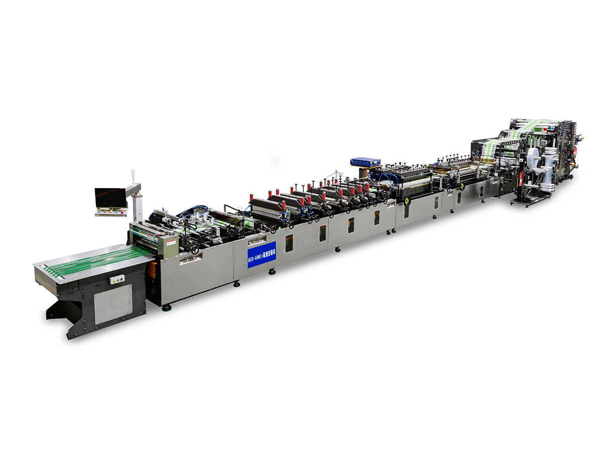 600C+ Vysokorýchlostný multifunkčný stroj na výrobu tesniacich vreciek